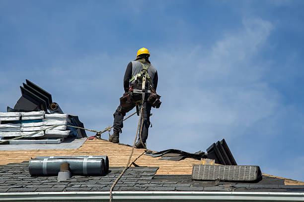 Professional Storm Damage Roof Repair technician working in Hanover, PA